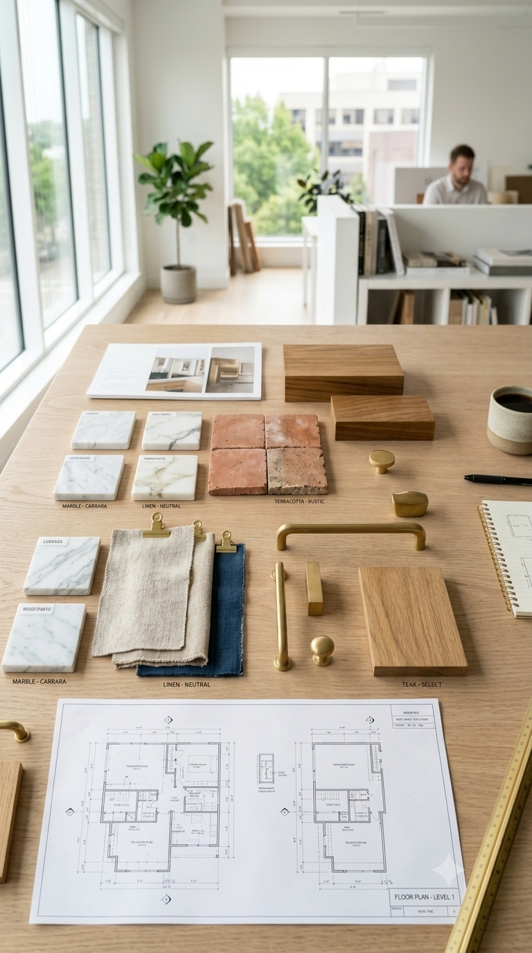 Gharana Interiors design planning and materials