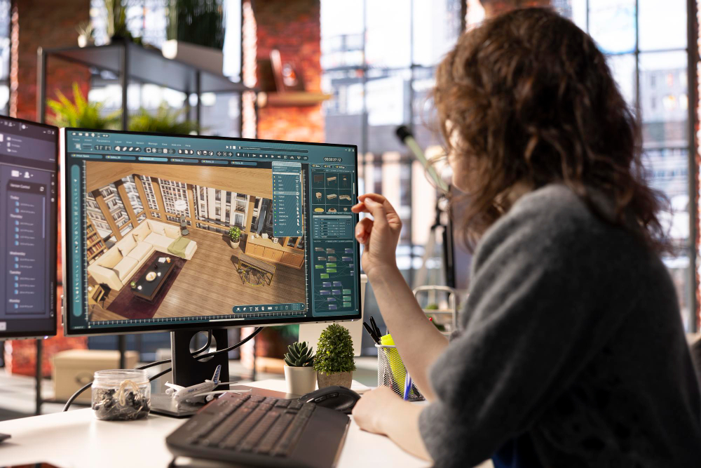 Interior design concept visualisation